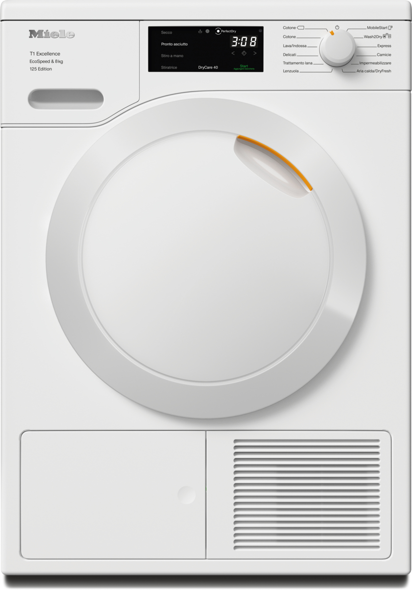 Miele TEC665 WP 125 Edition asciugatrice Libera installazione Caricamento frontale 8 kg A+++ Bianco