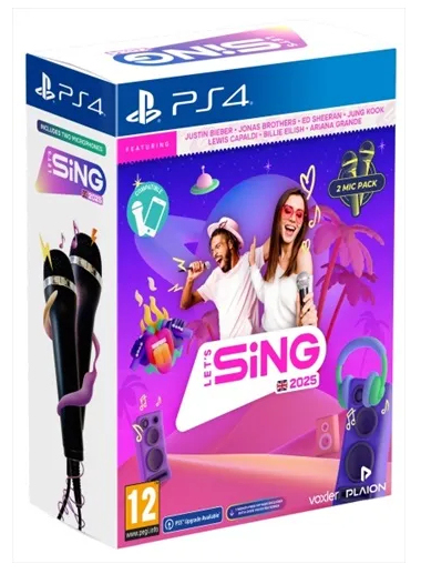 GAME Let's Sing 2025 Standard Tedesca, Inglese, ESP, Francese, ITA PlayStation 4