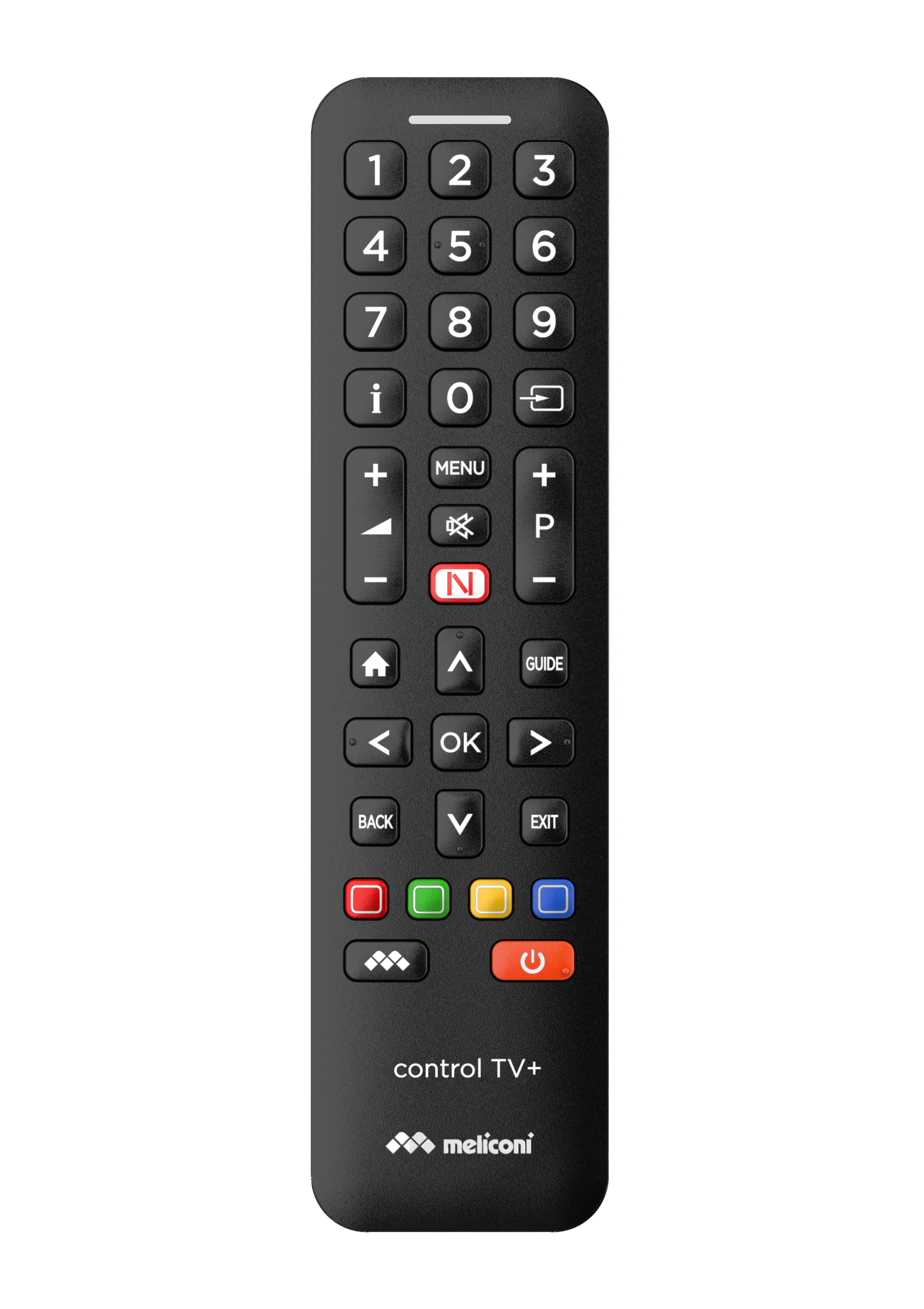 Meliconi Control TV+ telecomando IR Wireless Pulsanti