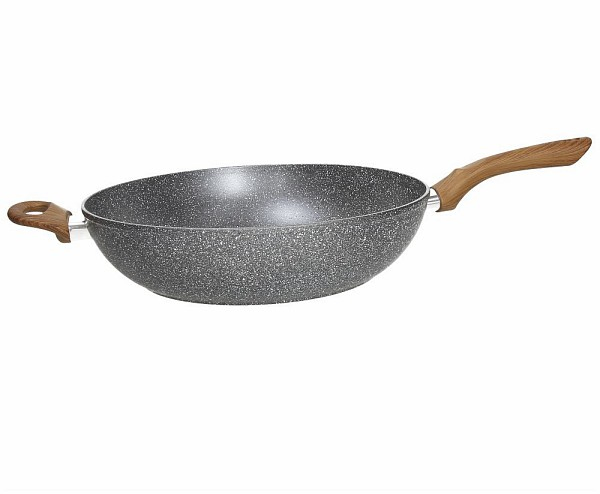 Tognana Porcellane Stone & Wood Style Wok/padella per cottura al salto Rotondo