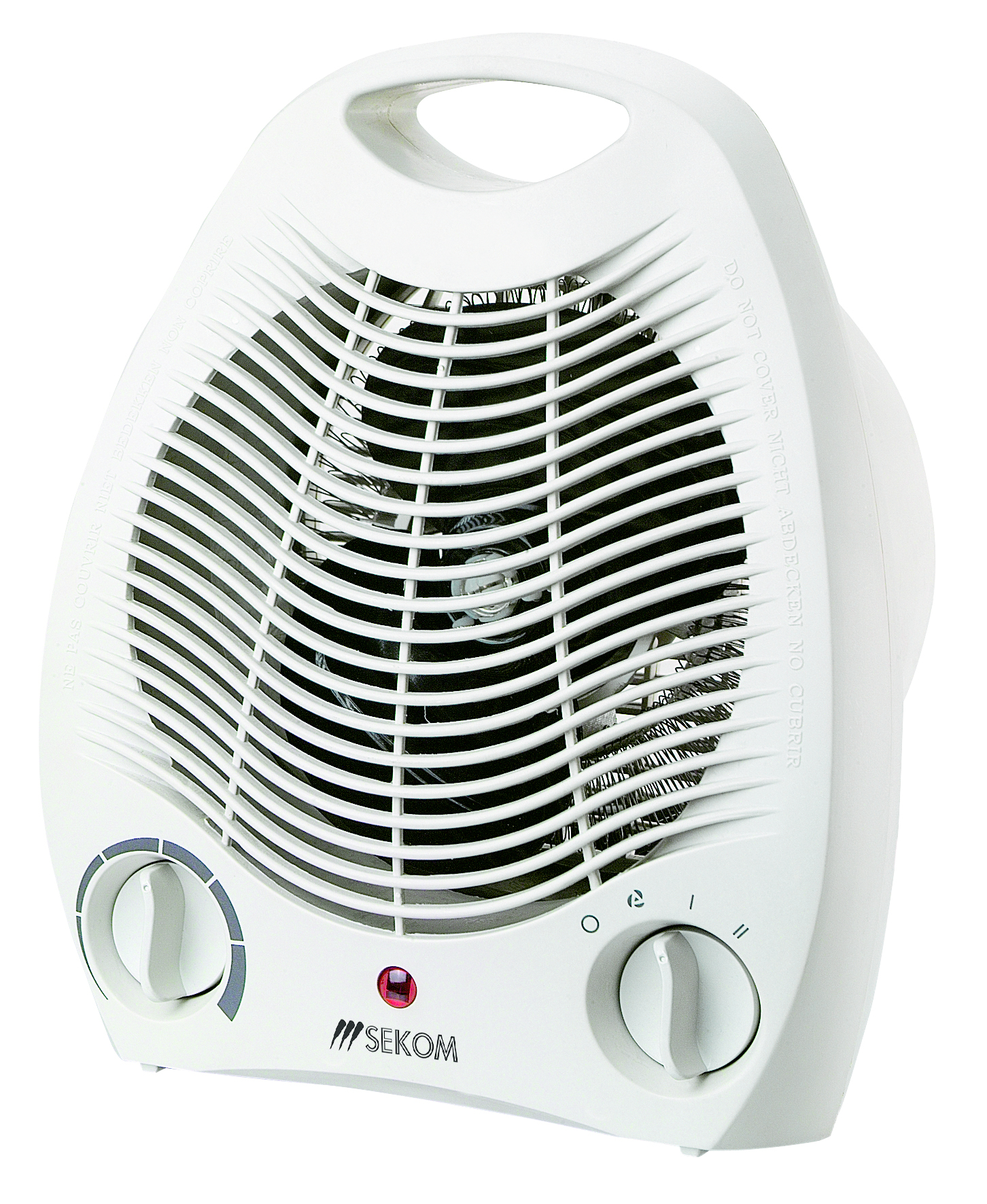 Sekom SO209 stufetta elettrica Bianco 2000 W Riscaldatore ambiente elettrico con ventilatore