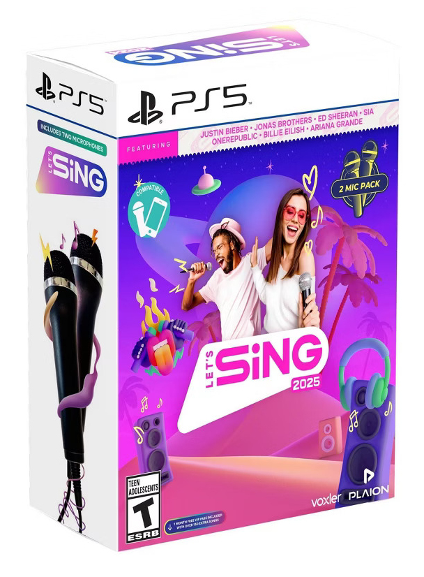 GAME Let's Sing 2025 Standard Tedesca, Inglese, ESP, Francese, ITA PlayStation 5