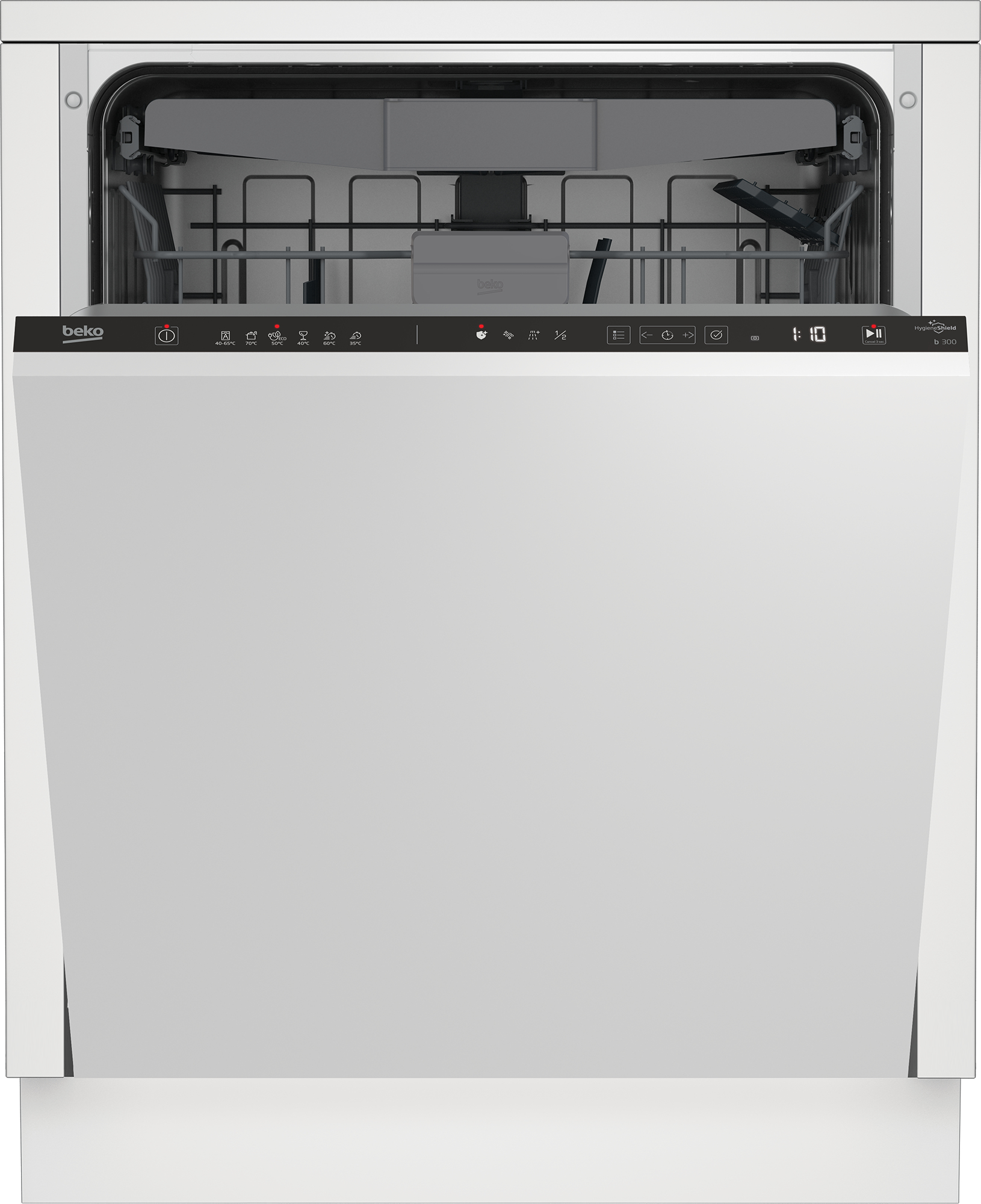 Beko b300 Lavastoviglie a scomparsa totale 60 cm, Classe D, 45dBA, 15 coperti, 6 programmi