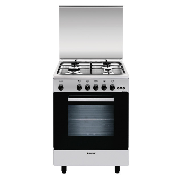 Glem Gas A664VI cucina Elettrico/Gas Acciaio inox A