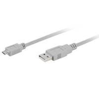 Vivanco 45908 cavo USB USB 2.0 0,75 m USB A Micro-USB B Grigio