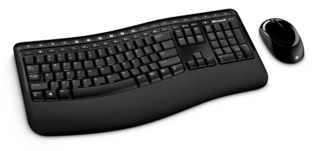 Microsoft CSD-00014 tastiera Mouse incluso RF Wireless Nero