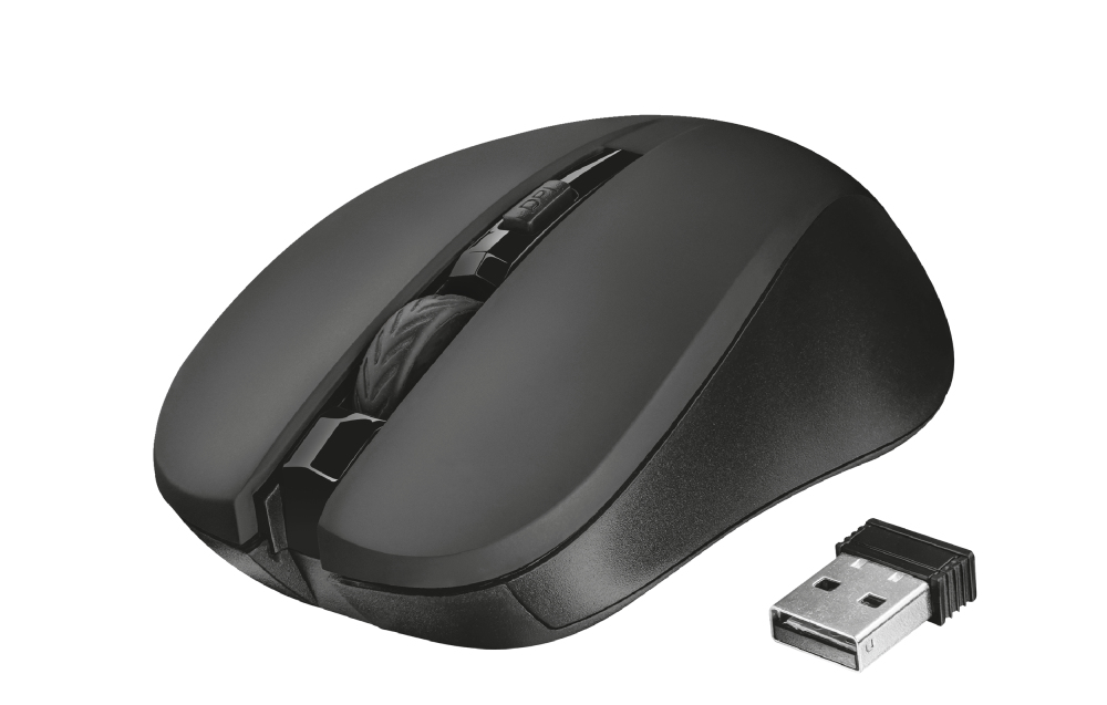 Trust 21869 mouse Ufficio Ambidestro RF Wireless Ottico 1800 DPI