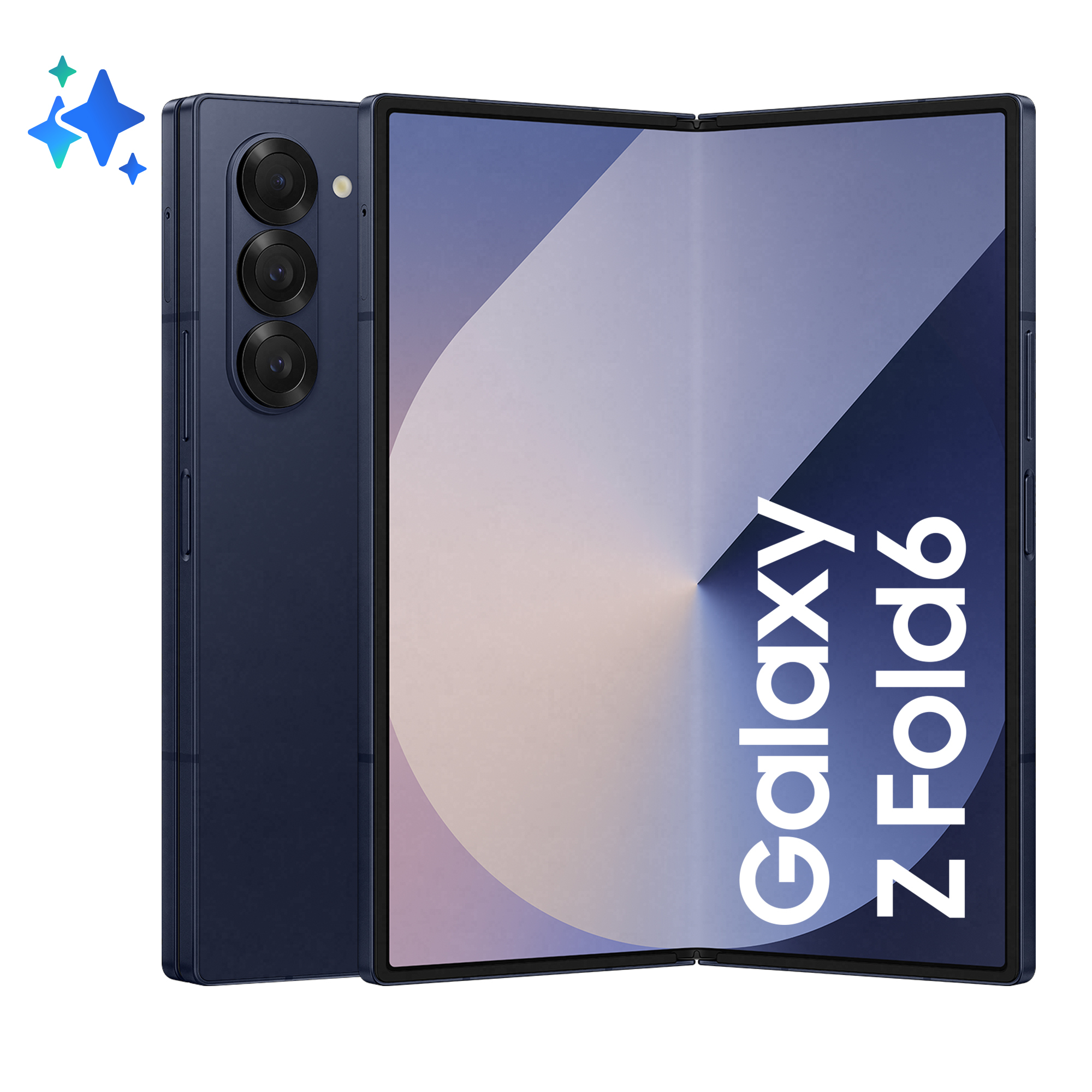 Samsung Galaxy Z Fold6 Smartphone AI, 256GB, RAM 12GB, Display 6,3"/7,6" Dynamic AMOLED 2X, Navy