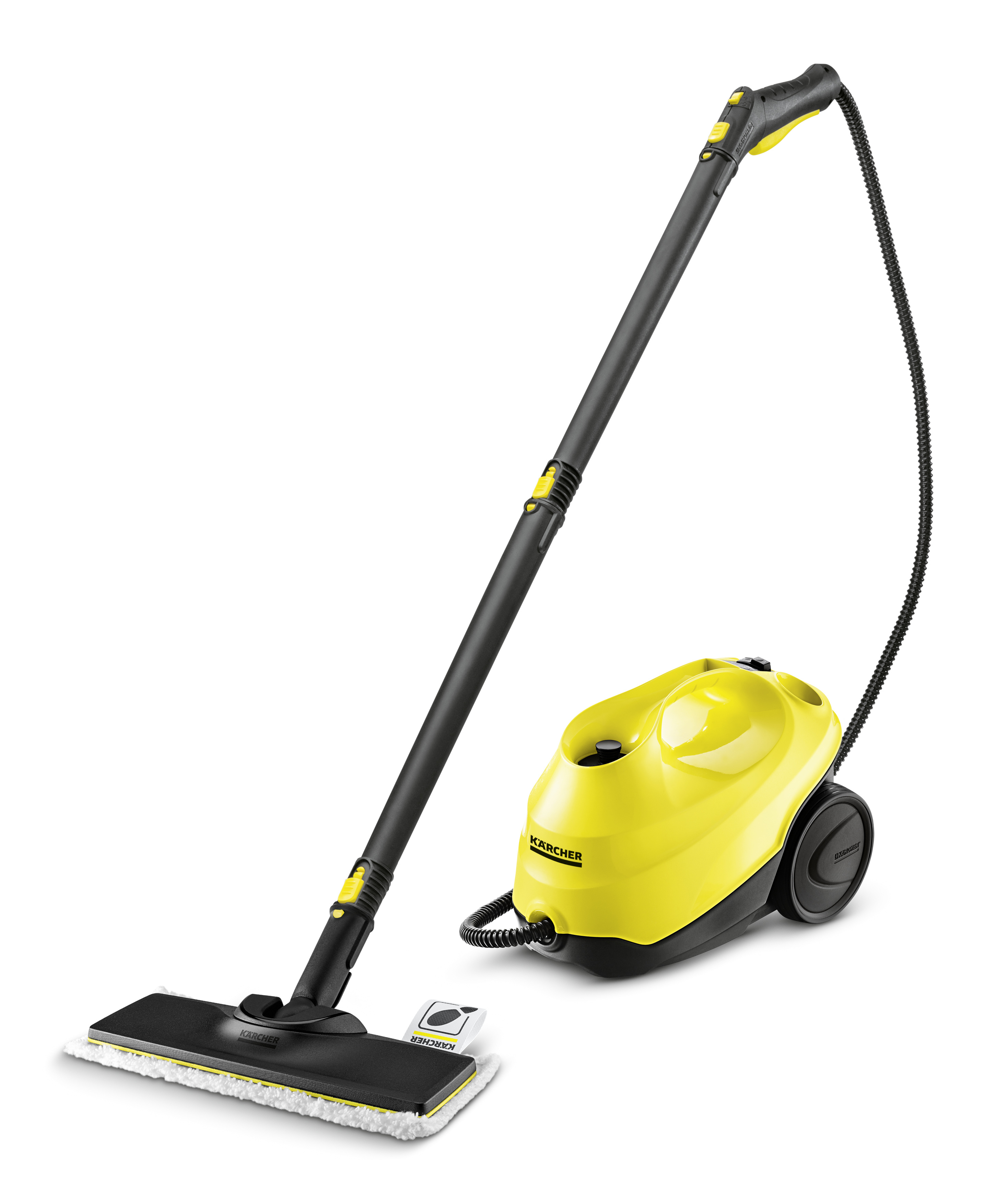 Kärcher SC 3 EasyFix Pulitore a vapore cilindrico 1 L 1900 W Nero, Giallo