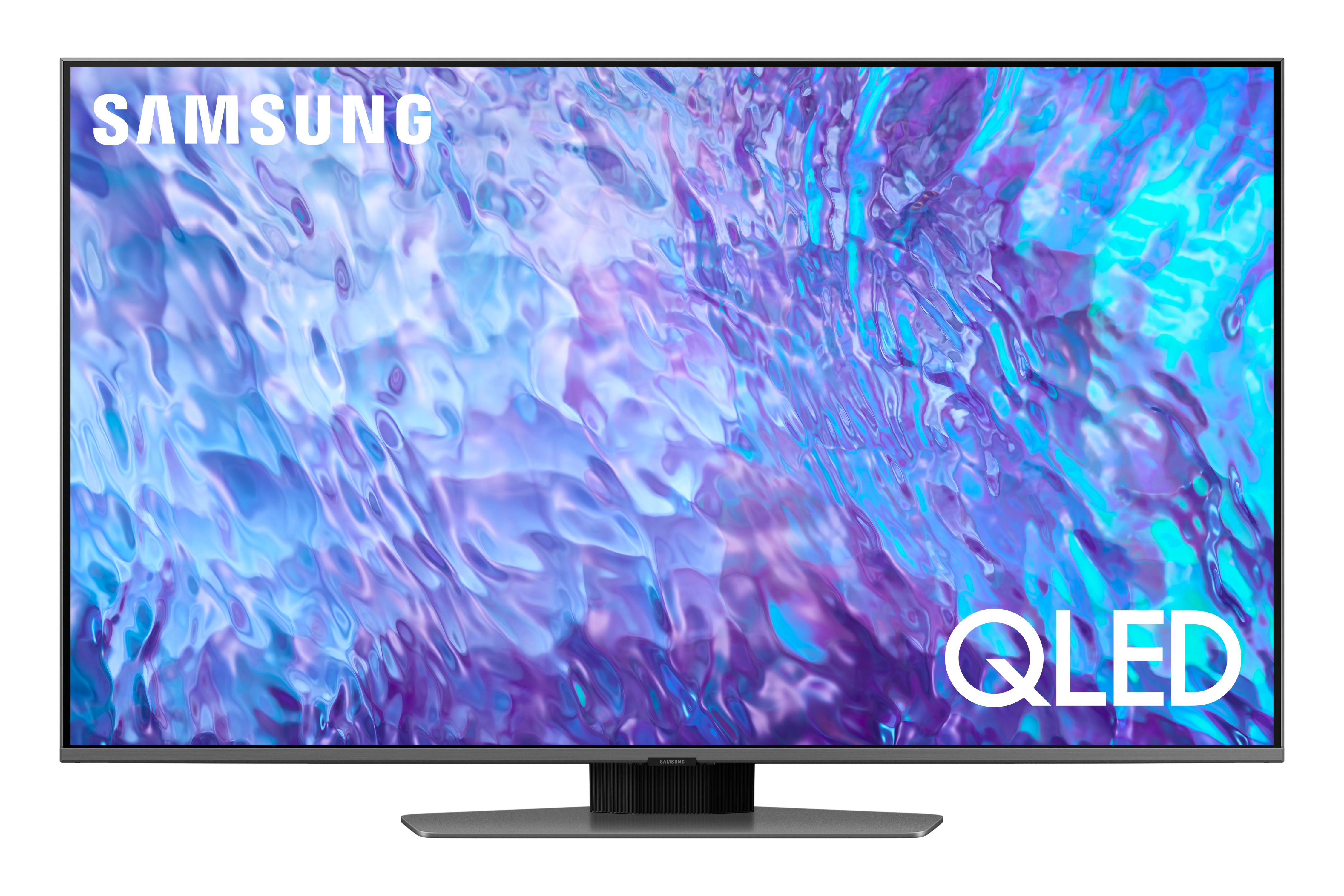 Samsung Series 8 TV QE50Q80CATXZT QLED 4K, Smart TV 50" Processore Neural Quantum 4K, Dolby Atmos e OTS Lite, Carbon Silver 2023