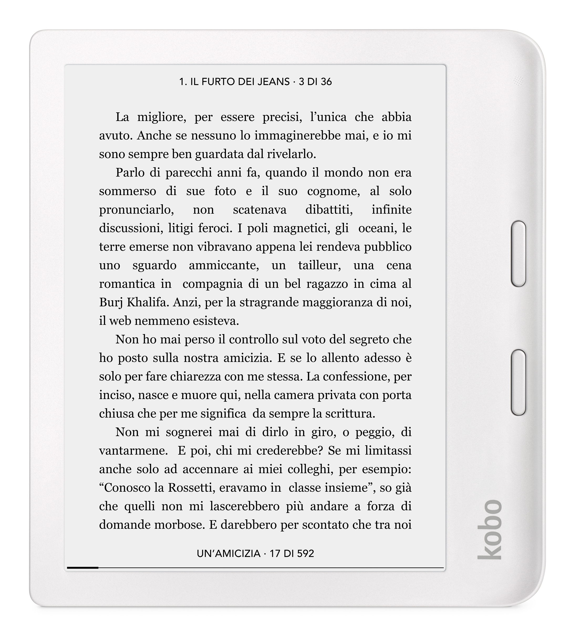 Rakuten Kobo Libra 2 lettore e-book Touch screen 32 GB Wi-Fi Bianco