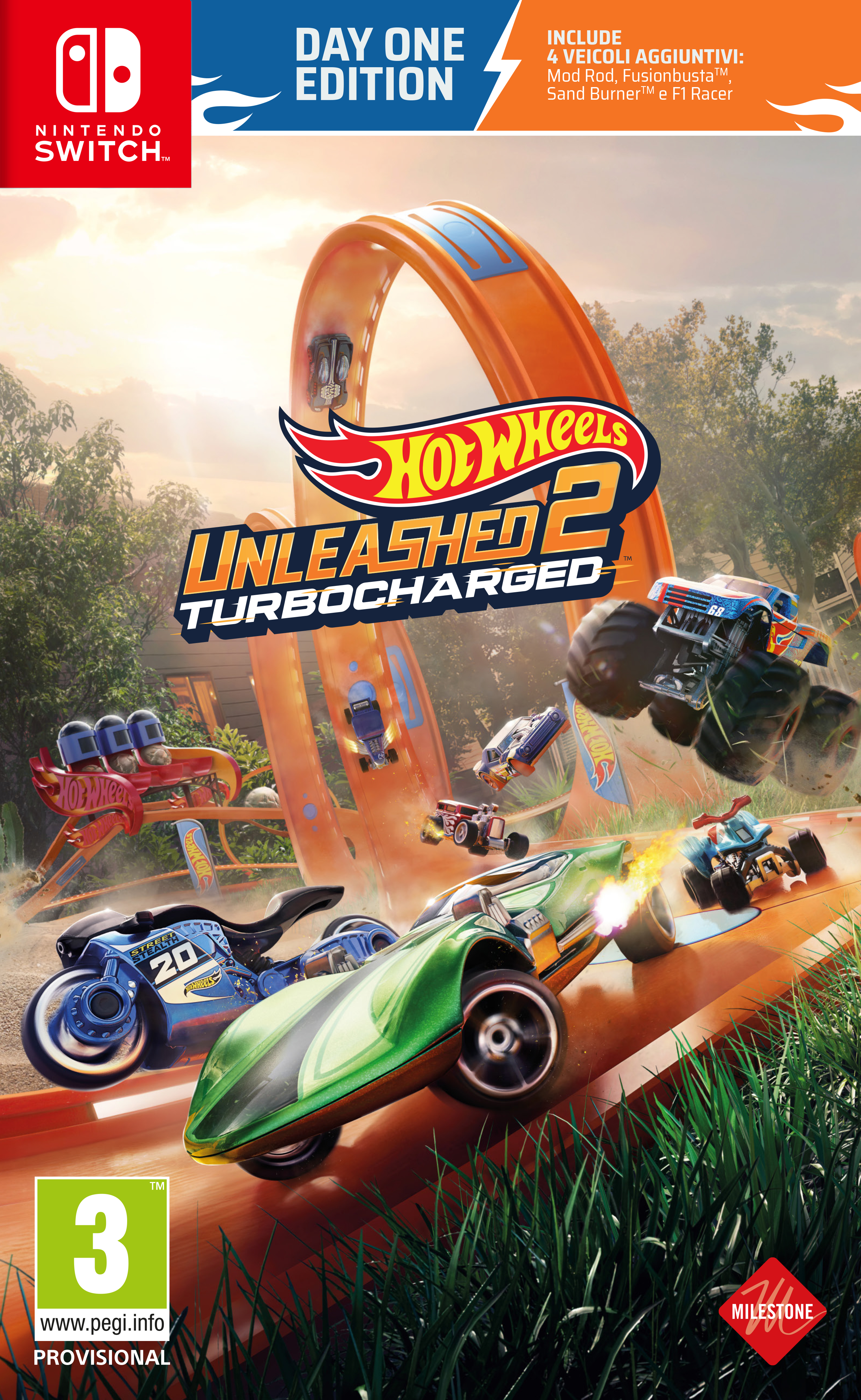 Milestone Hot Wheels Unleashed 2: Turbocharged - Day One Edition ITA Nintendo Switch