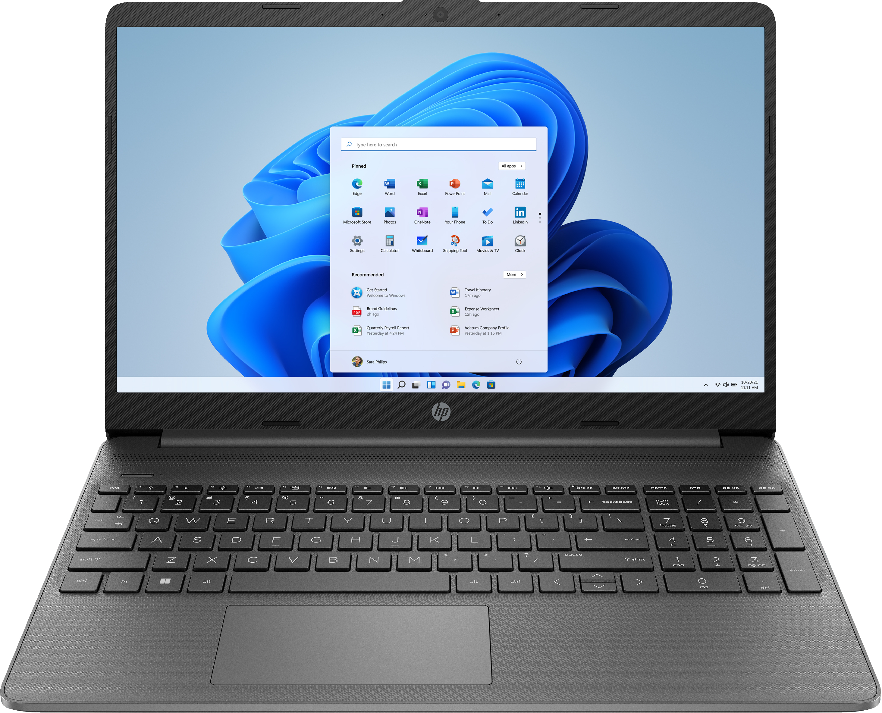 HP 15s-fq3004nl Intel® Celeron® N4500 Computer portatile 39,6 cm (15.6") Full HD 8 GB DDR4-SDRAM 256 GB SSD Wi-Fi 5 (802.11ac) Windows 11 Home in S mode Grigio