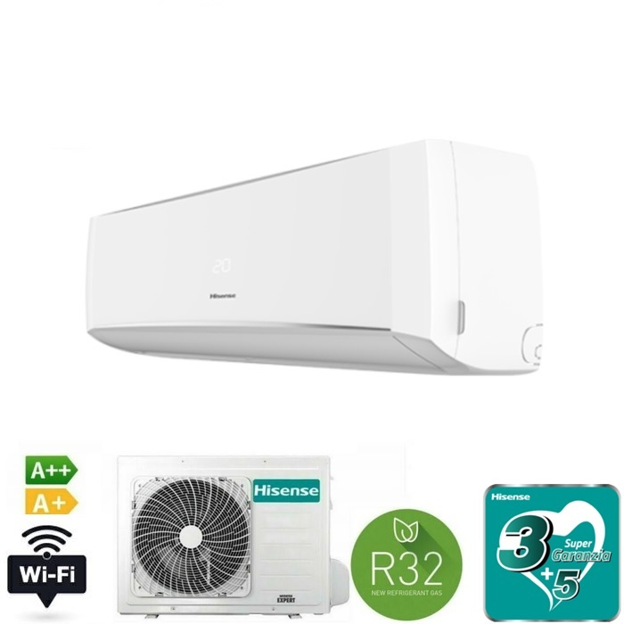 Hisense CBYR0906G/CBYR0906W condizionatore fisso Climatizzatore split system Bianco