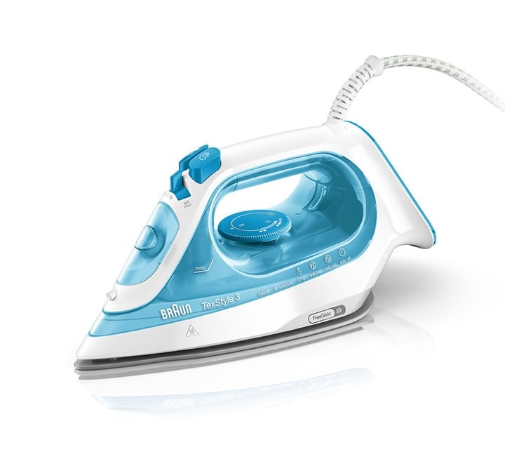 Braun TexStyle 3 Steam Iron SI 3053 Blue Piastra in Ceramica 2400 W Blu