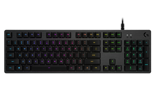 Logitech G G512 CARBON LIGHTSYNC RGB Mechanical Gaming Keyboard with GX Brown switches tastiera Giocare USB QWERTY Italiano Carbonio