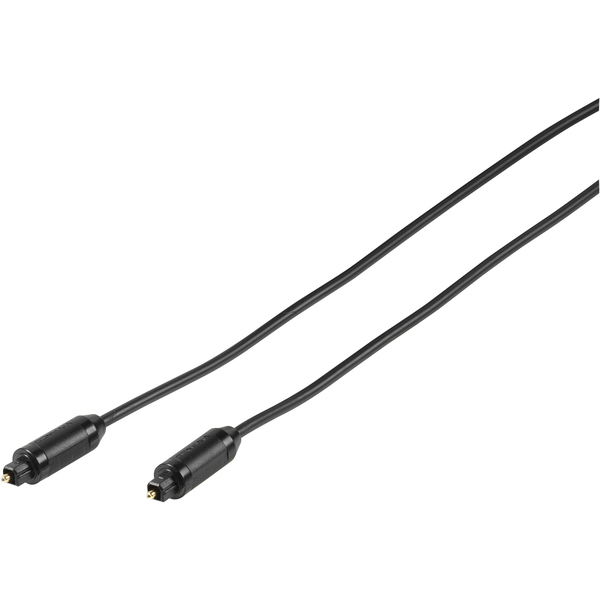 Vivanco 46150 cavo audio 2 m Toslink Nero