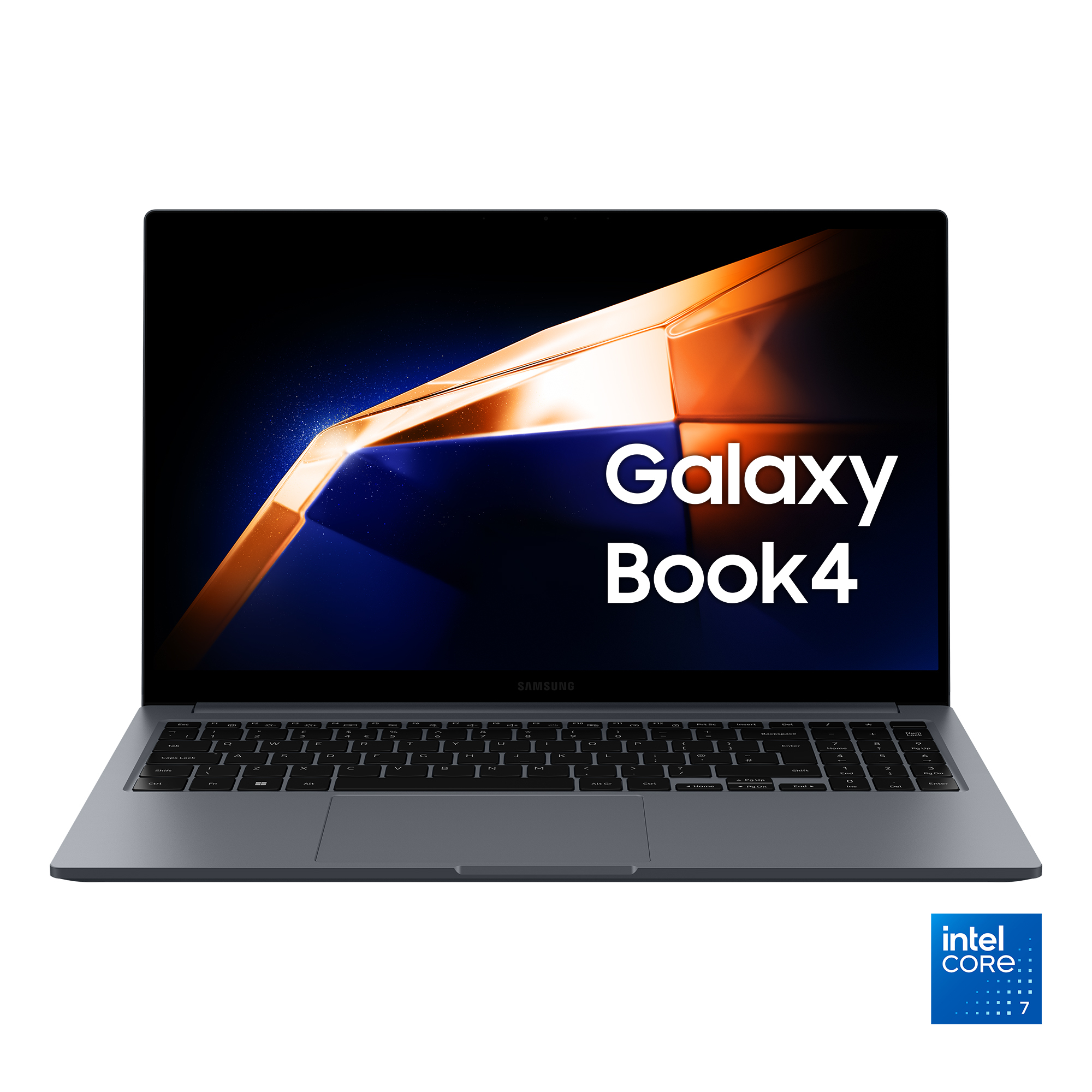 Samsung Galaxy Book4 Laptop, Intel® Core™ 7 150U, 16GB RAM, 512GB SSD, 15.6", Windows 11 Home, Moonstone Gray