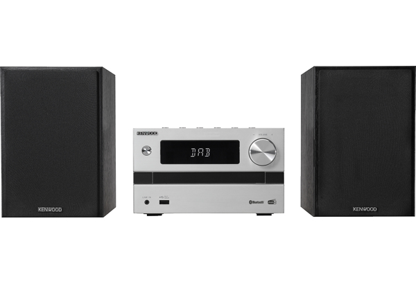 Kenwood M-720DAB set audio da casa Microsistema audio per la casa 25 W Nero, Argento