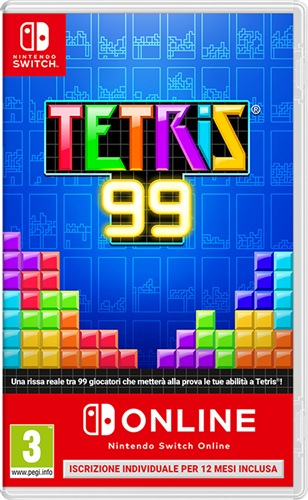 Nintendo Tetris99 + Switch Online 12mesi (SWI) Standard Nintendo Switch