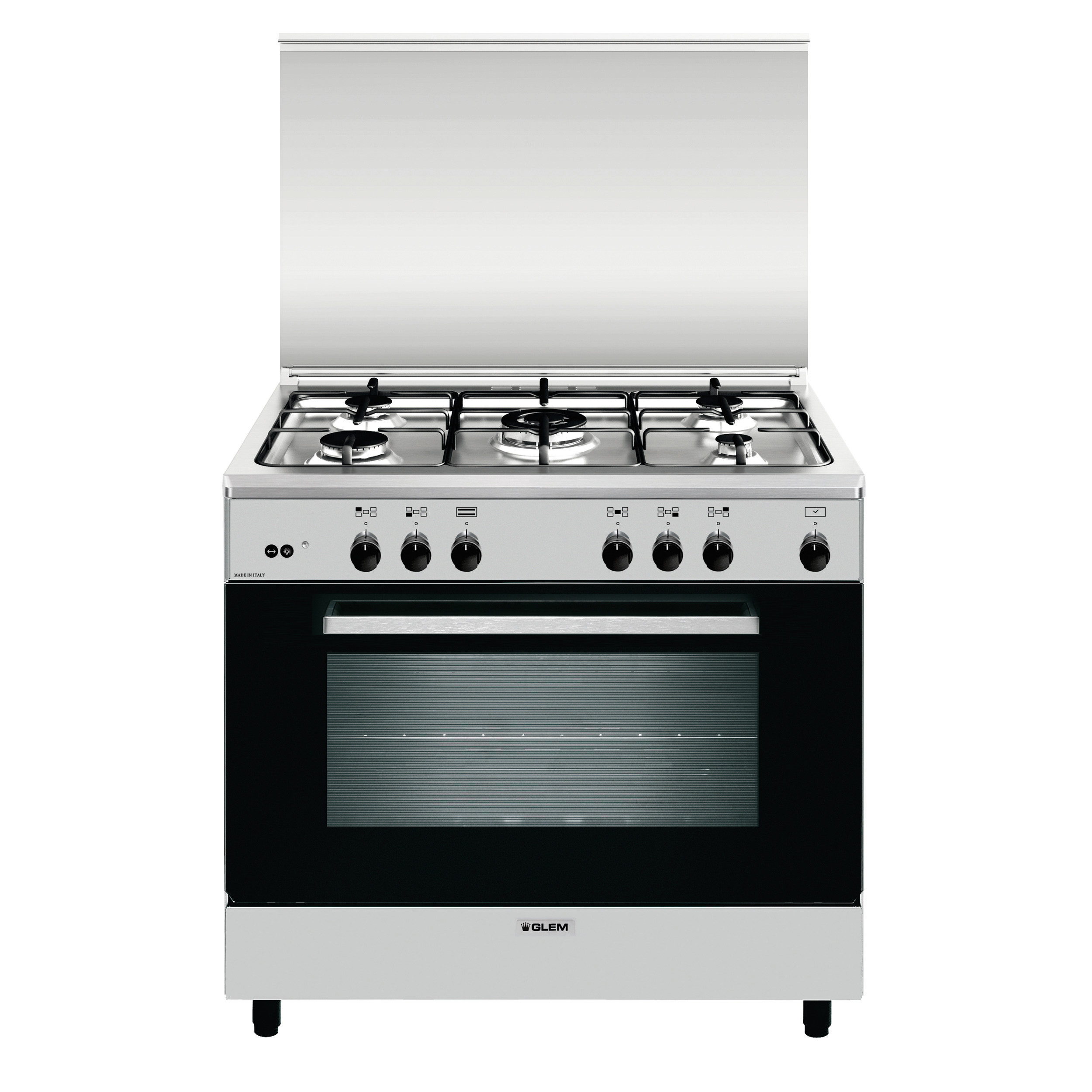 Glem Gas AN965GI cucina Elettrico/Gas Acciaio inox A