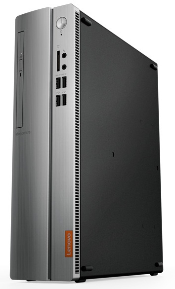 Lenovo IdeaCentre 310S AMD A9 A9-9425 8 GB DDR4-SDRAM 256 GB SSD Windows 10 Home SFF PC Nero, Argento