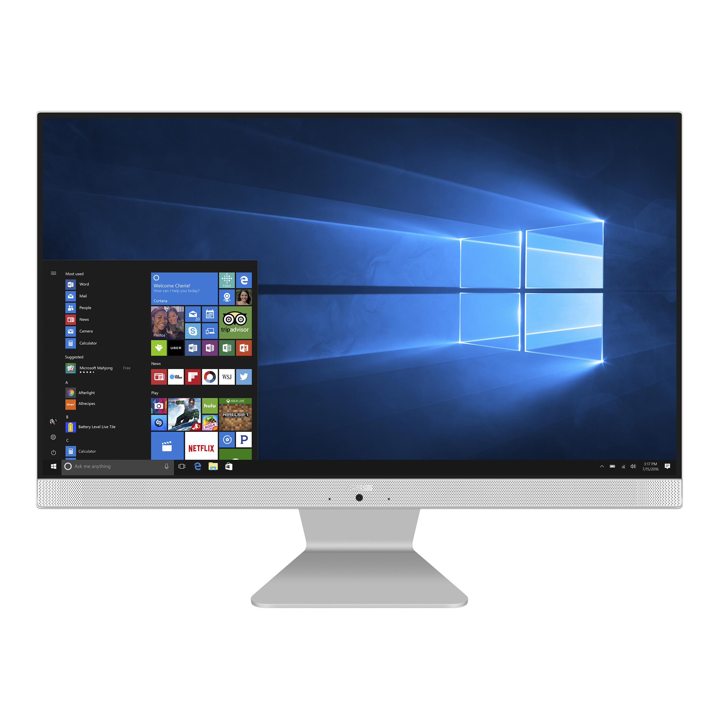 ASUS Vivo AiO V241 Intel® Core™ i3 i3-1115G4 60,5 cm (23.8") 1920 x 1080 Pixel PC All-in-one 8 GB DDR4-SDRAM 256 GB SSD Windows 11 Home Wi-Fi 5 (802.11ac) Bianco