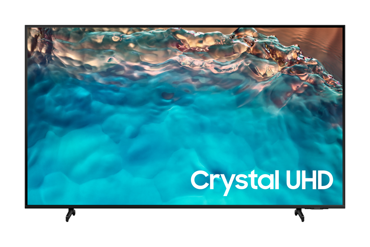 Samsung Series 8 TV Crystal UHD 4K 50” UE50BU8070 Smart TV Wi-Fi Black 2022, Processore Crystal 4K, HDR, Colori reali, Suono ottimizzato