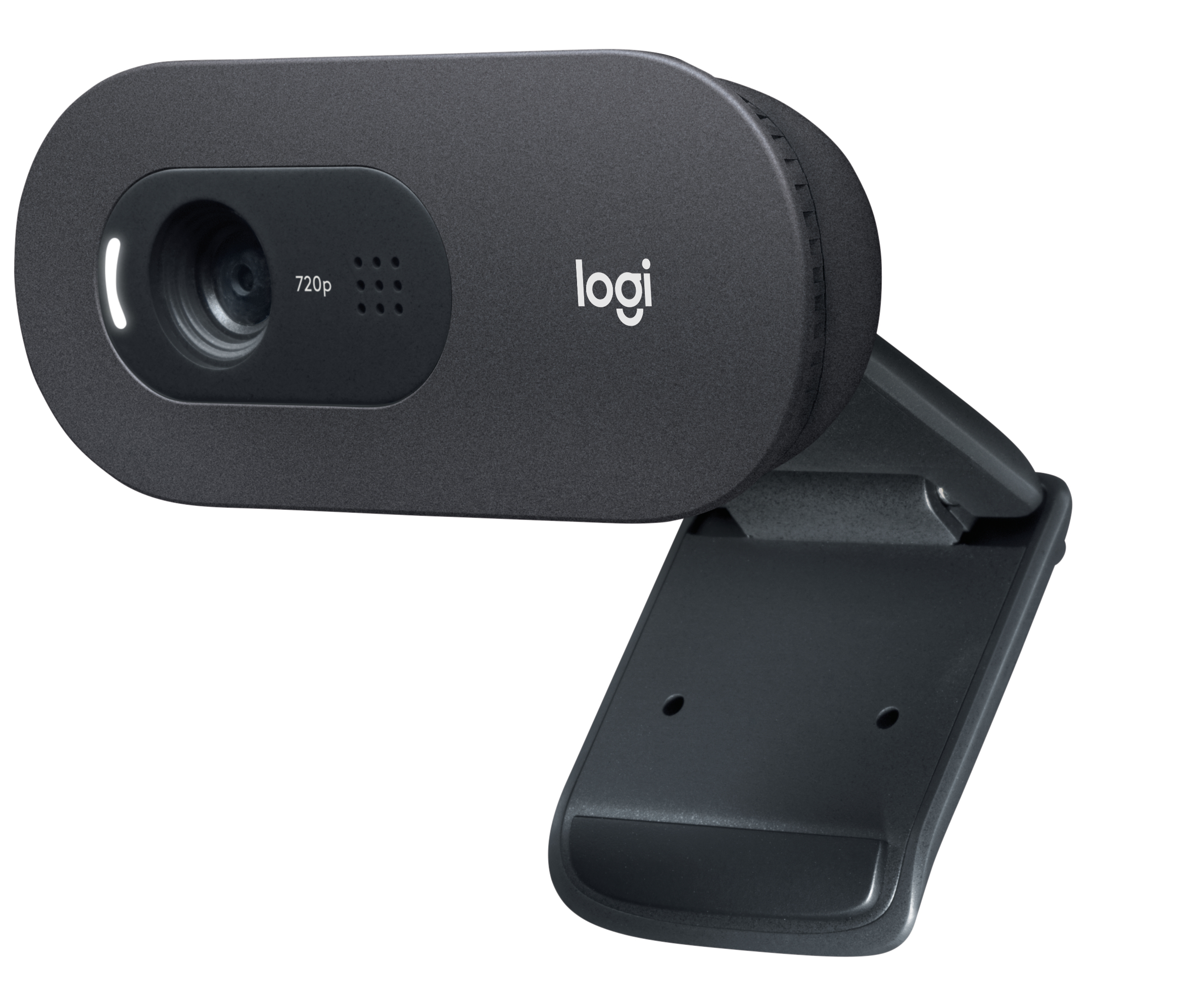 Logitech C505 Webcam HD - Videocamera USB Esterna 720p HD per Desktop o Laptop con Microfono a Lunga Portata, Compatibile con PC o Mac