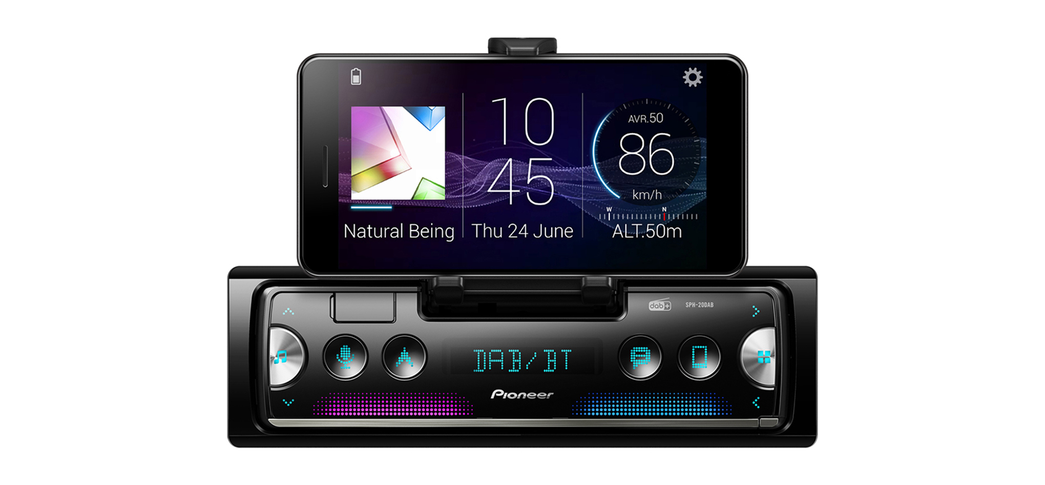 Pioneer SPH-20DAB Nero 200 W Bluetooth