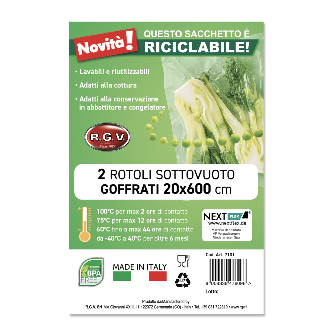 RGV 7101 accessorio per sottovuoto Rotolo per il sottovuoto