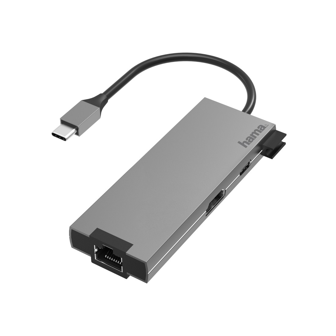 Hama 00200109 replicatore di porte e docking station per laptop USB 3.2 Gen 1 (3.1 Gen 1) Type-C Grigio