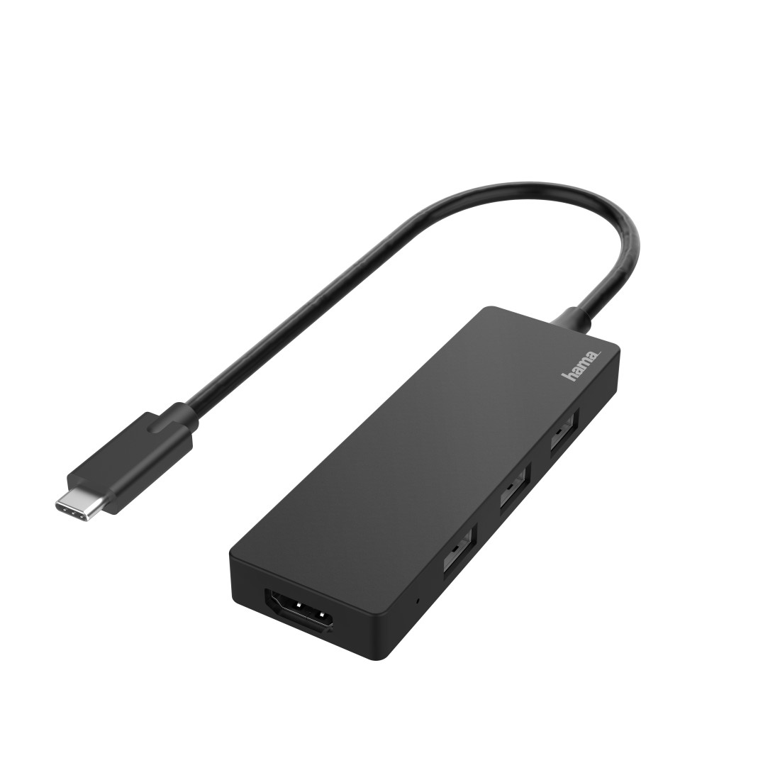 Hama HUB USB Type C 3.2 Gen 1 / 3 porte USB A - 1 porta HDMI, Ultra HD 4K