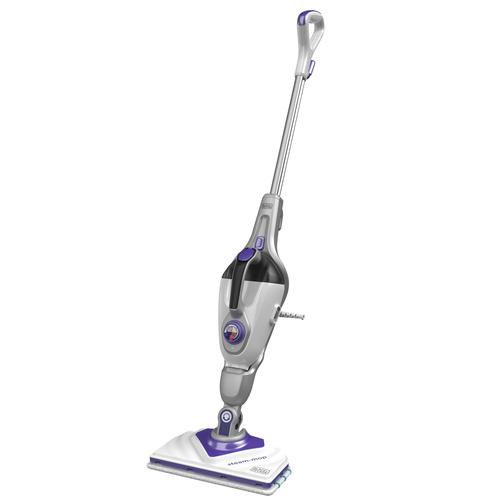 Black & Decker BHSM1615DSM Pulitore a vapore Scopa a vapore 0,5 L 1600 W Viola, Bianco