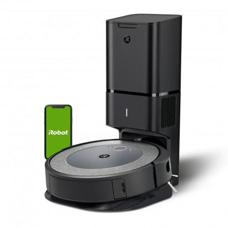 iRobot Roomba i3+ aspirapolvere robot Sacchetto per la polvere Nero, Grigio