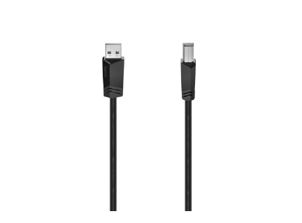 Hama Cavo USB A M / USB B M , USB 2.0, 1,5 metri, nero