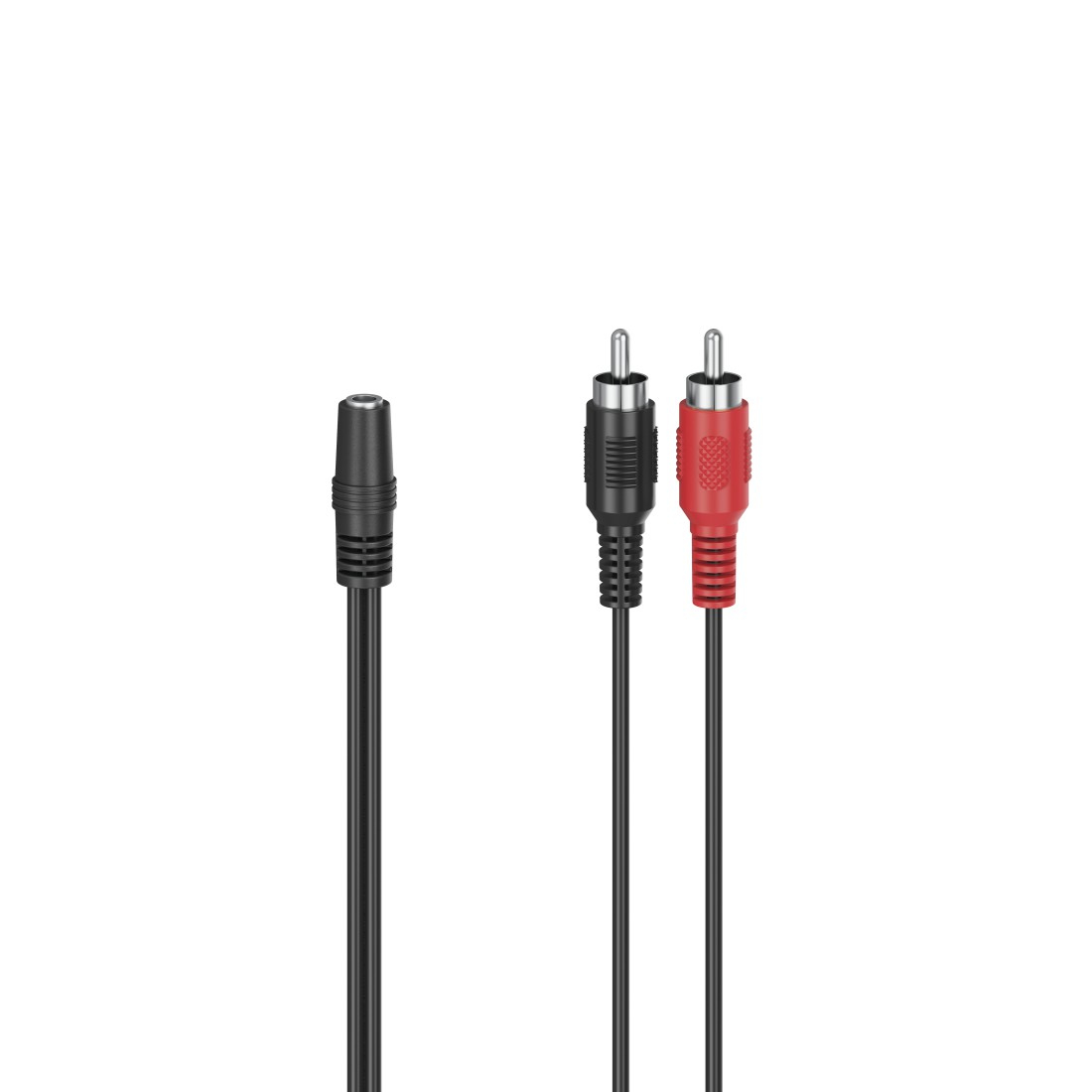 Hama Cavetto adattatore Jack 3.5 mm F/2 RCA M, 0,12 metri, nero