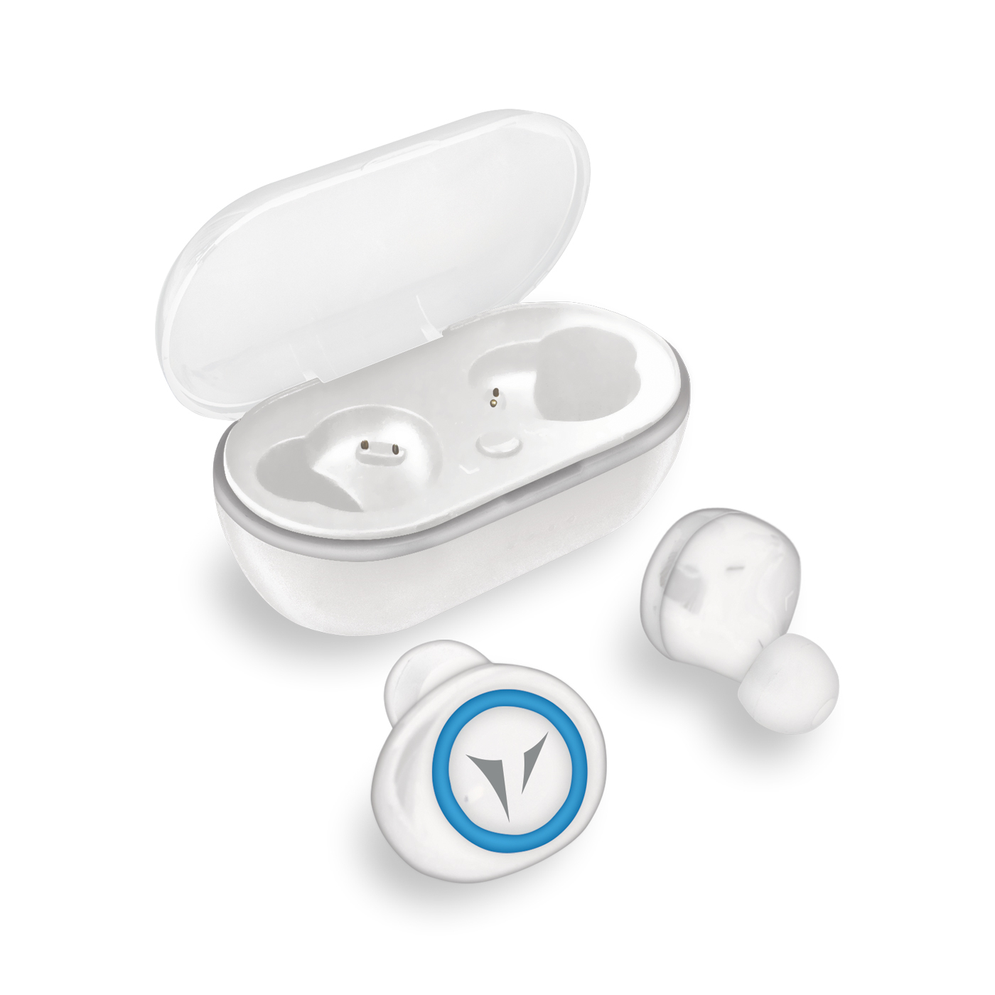 Techmade TM-HP019-WH cuffia e auricolare Wireless In-ear Musica e Chiamate Bluetooth Bianco