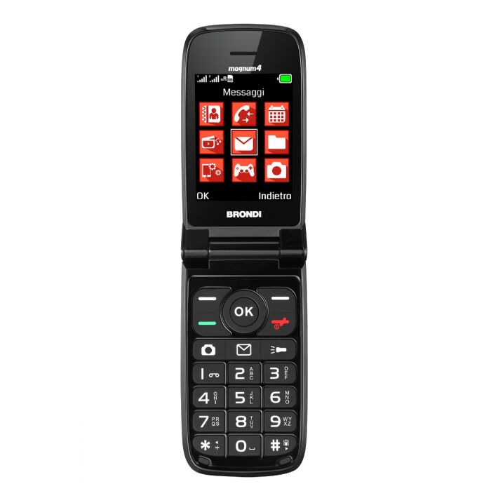 Brondi Magnum 4 7,11 cm (2.8") Rosso Telefono cellulare basico