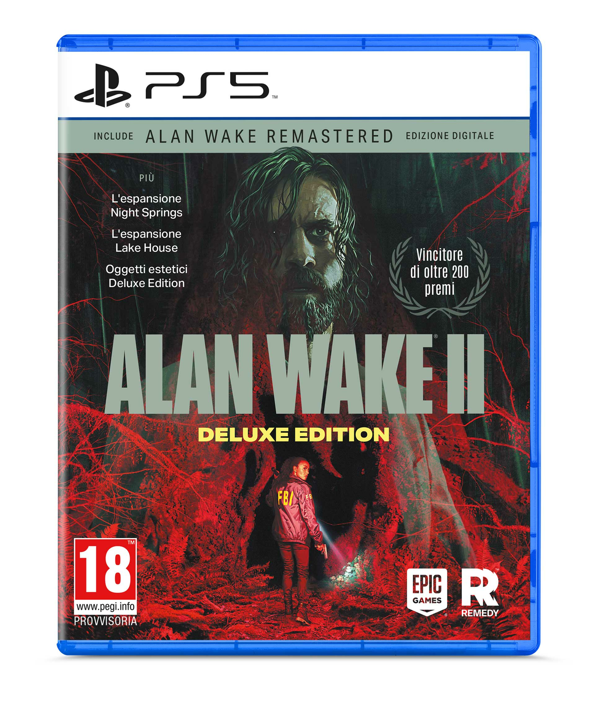 Epic Games Alan Wake 2 Deluxe Edition Tedesca, Inglese, ESP, Francese, Giapponese PlayStation 5