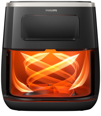 Philips 3000 series Series 3000 XL HD9257/80 Airfryer, 5.6L, Finestra, 14-in-1, App per ricette