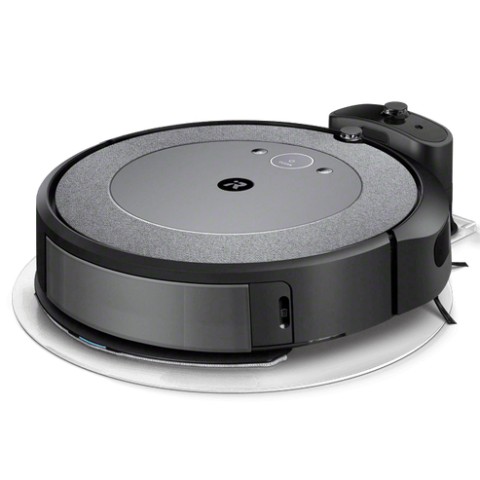 iRobot Roomba Combo i5 aspirapolvere robot Senza sacchetto Nero, Grigio