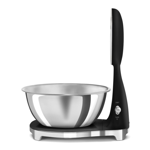 Smeg KSF01BLWW bilancia da cucina Nero, Cromo Superficie piana Bilancia da cucina elettronica