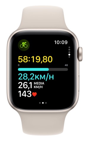 Apple Watch SE GPS Cassa 44mm in Alluminio Galassia con Cinturino Sport Galassia - M/L