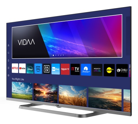 SABA SA40Q89VDA TV 101,6 cm (40") Full HD Smart TV Wi-Fi Grigio 250 cd/m²