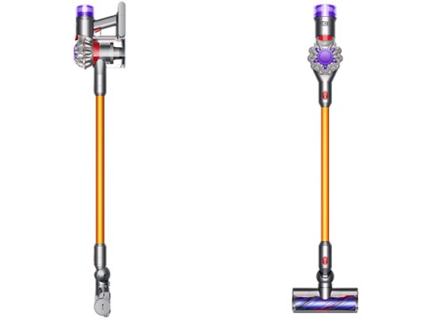 Dyson V8 Absolute aspirapolvere senza filo Argento, Giallo Senza sacchetto