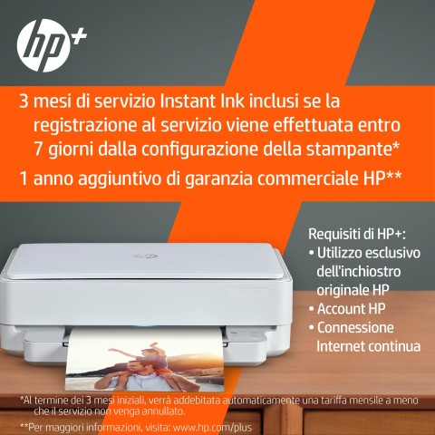 HP ENVY Stampante multifunzione 6022e