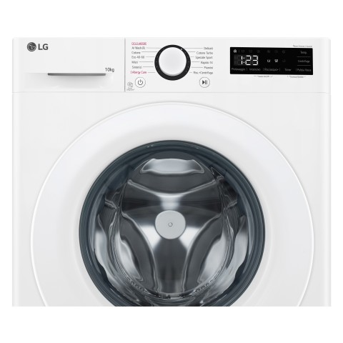 LG F4R3010NSWW Lavatrice 10kg AI DD, Classe A-10%, 1400 giri, Lavaggio a vapore