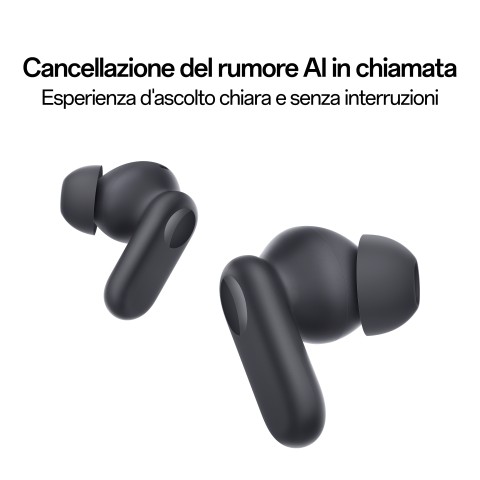 OPPO Enco Buds2 Pro Auricolari True Wireless, Autonomia 38h, Driver da 12.4mm, Bluetooth 5.3, Raggio 10m, Controlli Touch, Cancellazione del rumore IA, Android e iOS, IP55, [Versione Italiana],Graphite Black