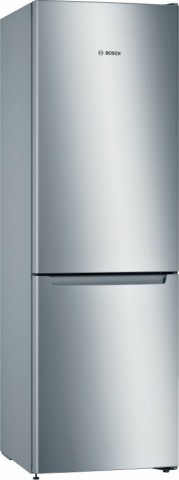 Bosch Serie 2 KGN36NLEA Frigorifero combinato da libera installazione 186 x 60 cm Metal look Classe E